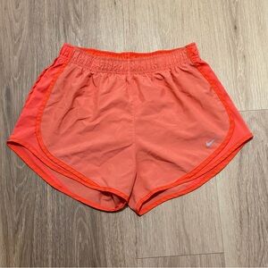 Nike Dri-Fit Women's Orange Running Shorts size M